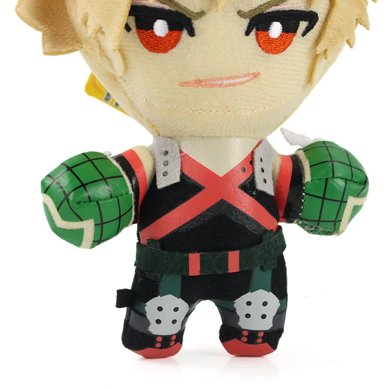 16-18 см, 3 шт./лот, аниме, мой герой, учёба, Izuku Midoriya Katsuki Bakugou Shouto Todoroki, плюшевые подвески для игрушек, мягкие куклы