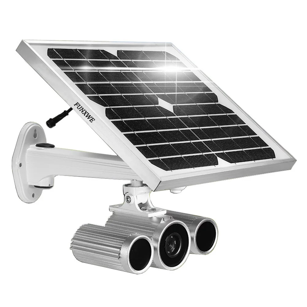 

Funxwe FW26 Solar Power Battery Powered 1080P WiFi IP Camera Wireless P2P Starlight CCTV Outdoor Security Night Vision IR 80M