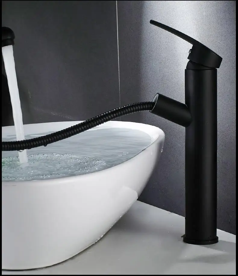 Tap Kran Rubinetto Bagno Waterfall Preta Basin Cuba Robinet Salle De Bain Grifo Lavabo Banheiro Torneira Bathroom Sink Faucet