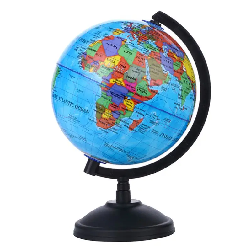 

5.57in English Globe with Stand 360 Degree Rotation Geography Teaching Globe