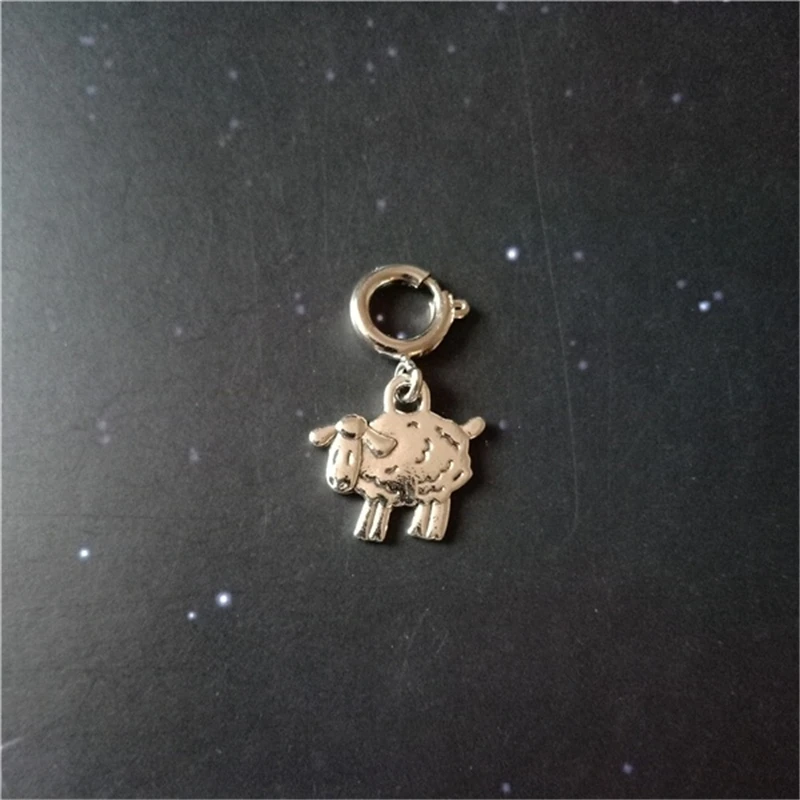 2 шт. серебряные овечьи зажимы для браслетов и овец|Шармы| |