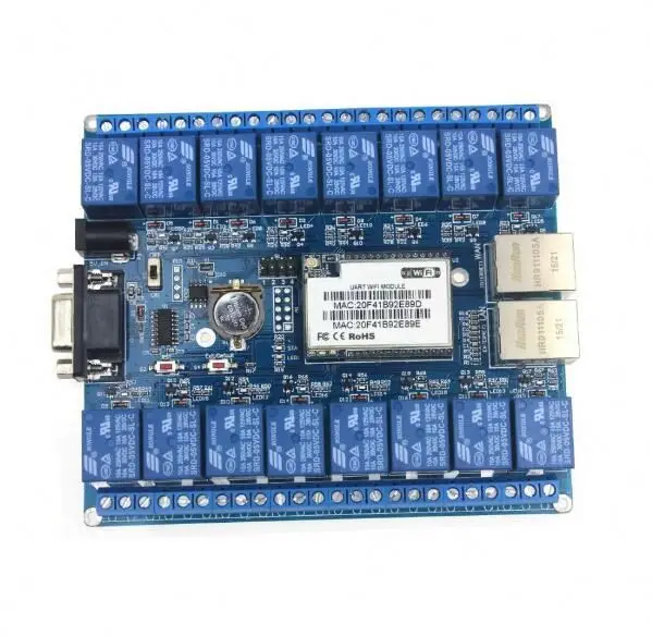 Network wireless remote relay module wifi 16 channels