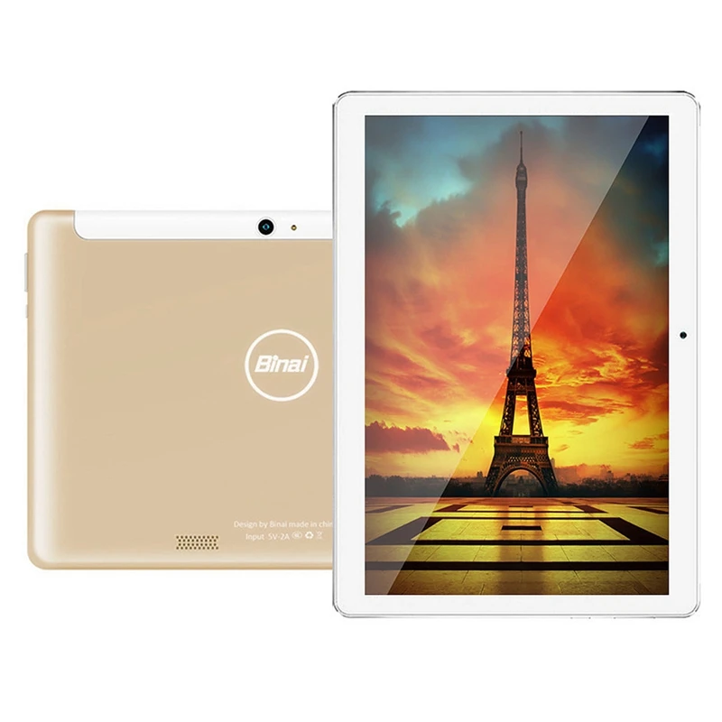 Binai десять ядер 2,6 ГГц 10,1 дюймов Android 7,1 3+ 32 Гб Full HD 1920 x 1200IPS Мультитач поддержка 4G Full Netcom две sim-карты TF