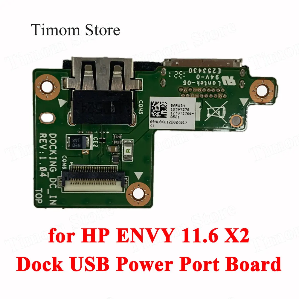 Материнская плата для порта питания HP ENVY 11 6 X2 Оригинальная док станция PN 704487 001 9C