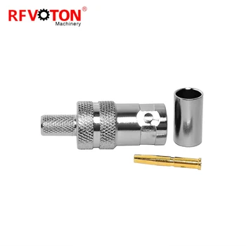 

Free shipping 10pieces RF 50ohm BNC female crimp connector for LMR195 LMR200 Series Cable