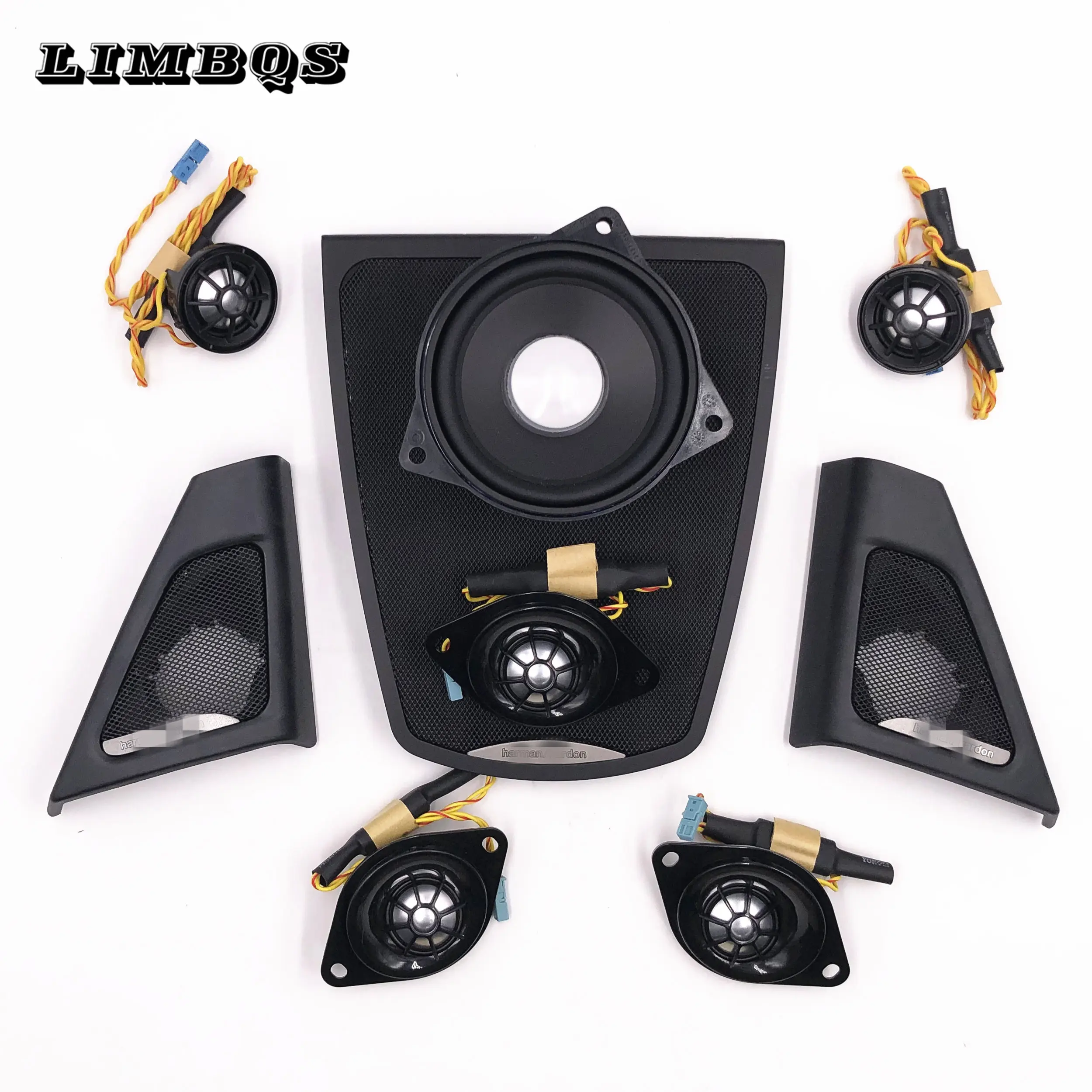 

Center tweeter cover for f10 BMW 5 series horns front door speaker trim mid range speakers console dashboard audio treble bass