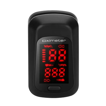 

Fingertip Pulse Oximeter Portable Finger Oximeter LED Digital Display for Gauging Pulse Rate Blood Oxygen Saturation Health Care