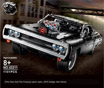 

In stock 2020 New Technic Car Series Supercar Dom S Dodged Charger 42111 Model Lepining Blocks Building Blocks Bricks Toy