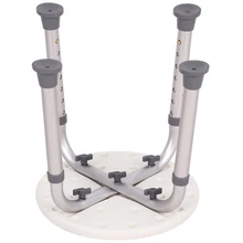 Регулируемый Противоскользящий стул-табурет из алюминиевого сплава для пожилых людей с ограниченными возможностями или для тех, кто дома из хирургии