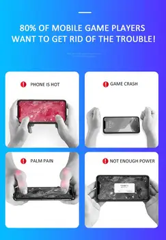 

Universal Mobile Phone Cooler Handle Phone Radiator Gamepad Controller Cooling Fan Holder Multi-function Phone Cooler Wholesale