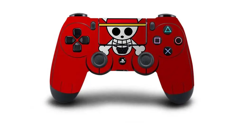 Аниме one piece Luffy PS4 Кожа Наклейка виниловая Обложка для sony PS4 playstation 4 Dualshock 4 контроллер наклейка s Чехол - Цвет: QBTM1479