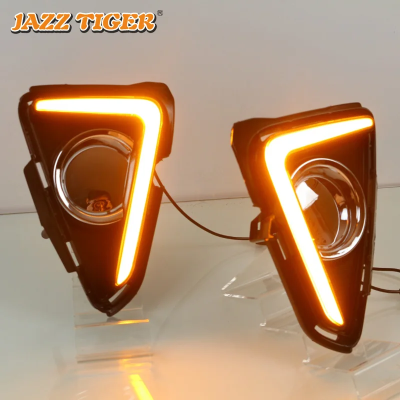 Джаз Тигр желтый указатель поворота Функция 12В дневные ходовые огни лампы
