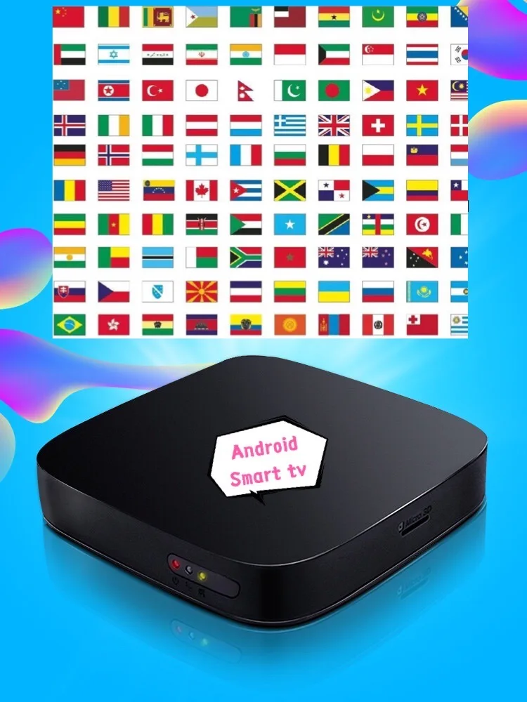 

TV box World tv Android Smart tv ios France Europe Canada United States Italy Netherlands Spain Sweden Supports M3U