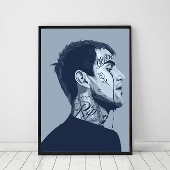 

Lil Peep Star poster Canvas Art Print Wall Pictures for Living Room No Frame