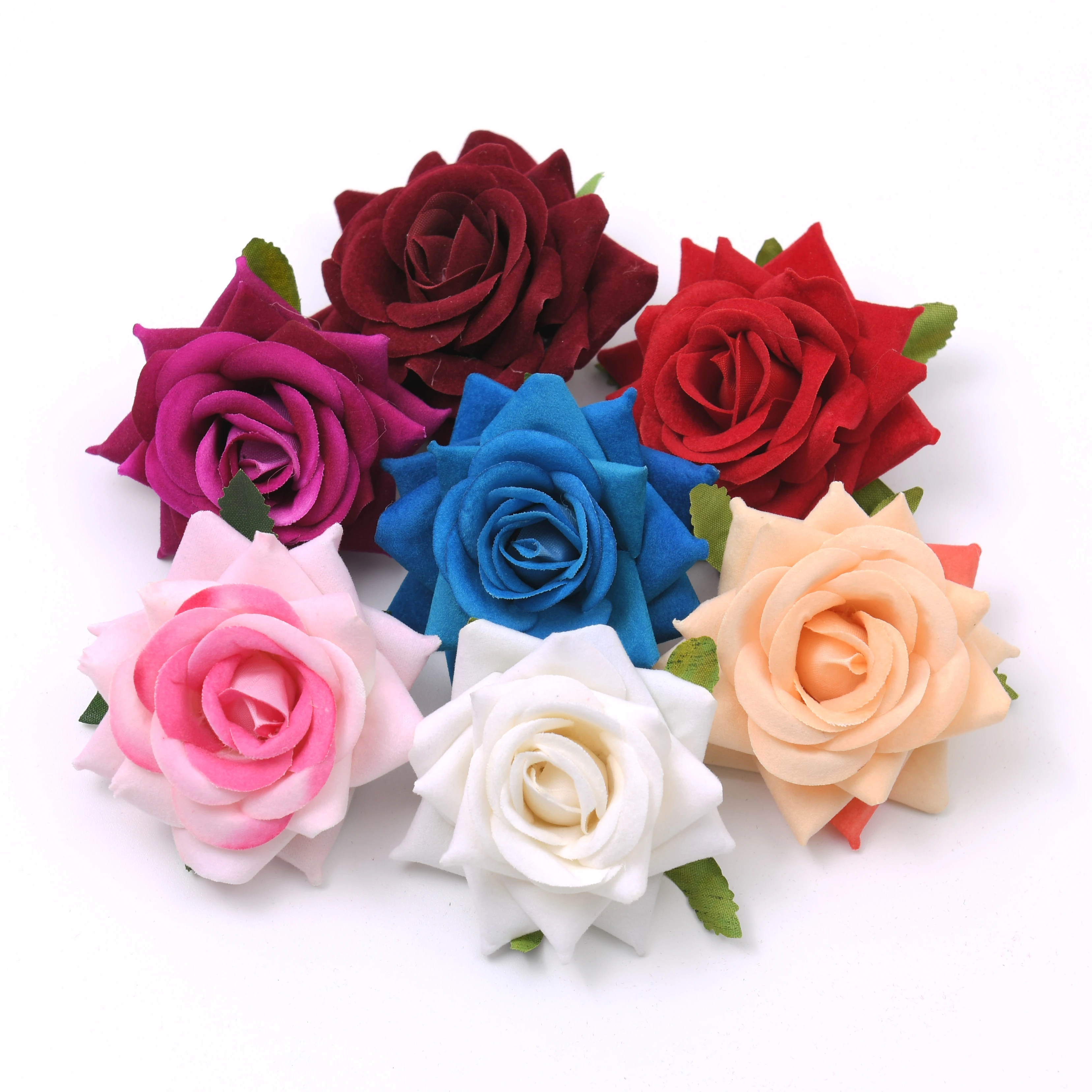 10 pçs 5cm 6cm rosa vermelha cabeças de flores de seda artificial decoração  de casamento diy grinalda caixa de presente scrapbooking artesanato falso  flor|Flores secas artificiais| - AliExpress