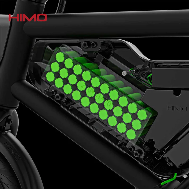 HIMO V1S мопедный электрический велосипед с максимальной нагрузкой 100 кг для взрослых, аксессуары, светильник, мини складной портативный Электрический велосипед
