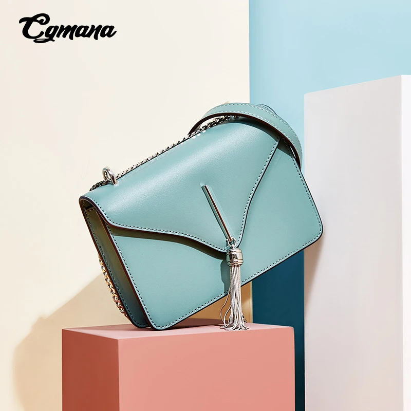 

Fashion Handbag for Women 2019 Genuine Leather Cross Body Bags Women Shoulder Bag Charming Color Messenger Bags Ladies Elegant Bag