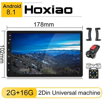 

2 Din Android 8.1 Car Radio Multimedia Player Universal GPS Navigation Bluetooth WiFi 2din Autoradio Stereo Audio Map Car Player