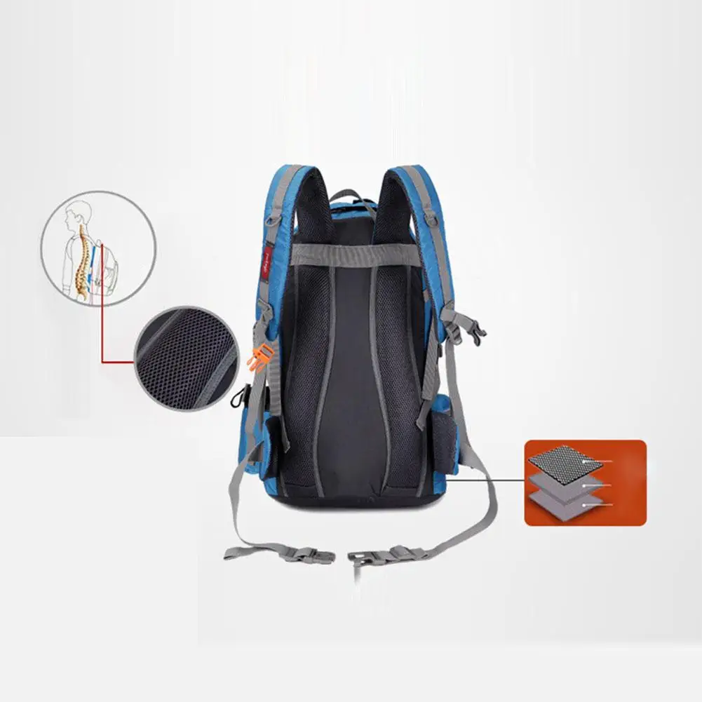 GloryStar 50L водонепроницаемый нейлоновый открытый туристический рюкзак для альпинизма Кемпинг 36-55L полиэстер