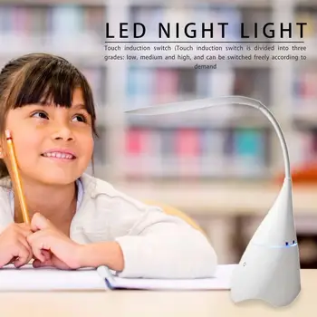 

LED Table Lamp Smooth Appearance Superb Craftsmanship Stepless Dimming Eye Protection Smart Bluetooth Music Desk Lamp