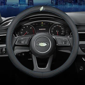 

Car Steering Wheel Cover Set for Audi Q2 Q3 Q5 Q7 Q8 A6 A7 A8 A1 A3 A4 A5 R8 S4 S3 S5 S6 S8 Breathable Car Styling Accessories