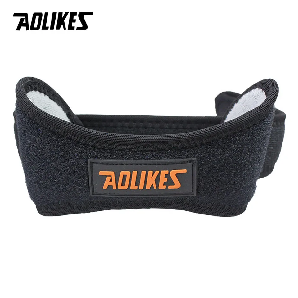AOLIKES 1PCS Patella Kneecap Band Adjustable Silica Gel Knee Tendon Strap Protector Knee Pads Running Sport Cycling Support