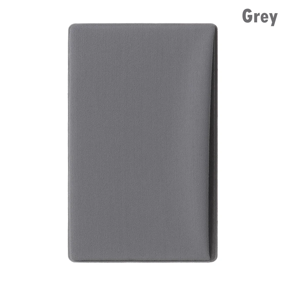 grey 1 шт., самоклеющийся держатель для карт, для мобильного телефона, ID, кредитный держатель для карт, унисекс, эластичный, растягивающийся, для женщин, мужчин, лайкра, наклейка, карман, кошелек, чехол для карт - Цвет: grey