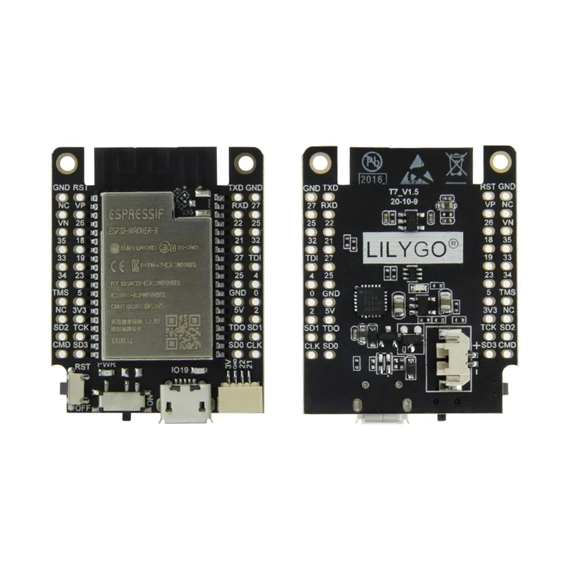 Плата для разработки модуля TTGO T7 V1.5 Mini32 ESP32 WROVER B PSRAM Wi Fi Bluetooth|Печатные платы| |
