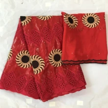 Наилучшего качества африканский Базен riche getzner кружевной ткани новейший дизайн бассейна riche getznet nouveau Базен Броде гетцнер 5+ 2 ярдов