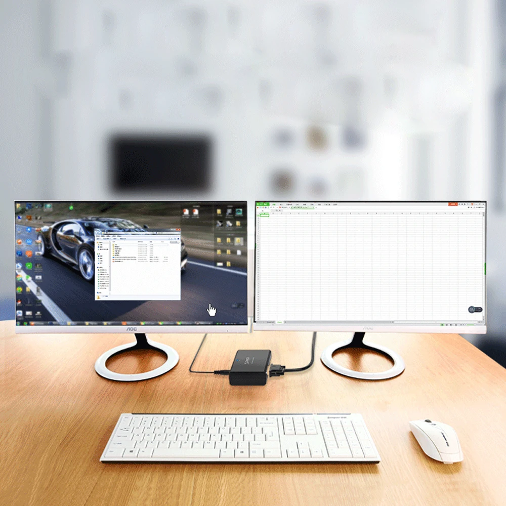 Переходник с USB 3 0 на HDMI DVI разделитель Displaylink IC видео и аудио адаптер для win 10 8 7 mac