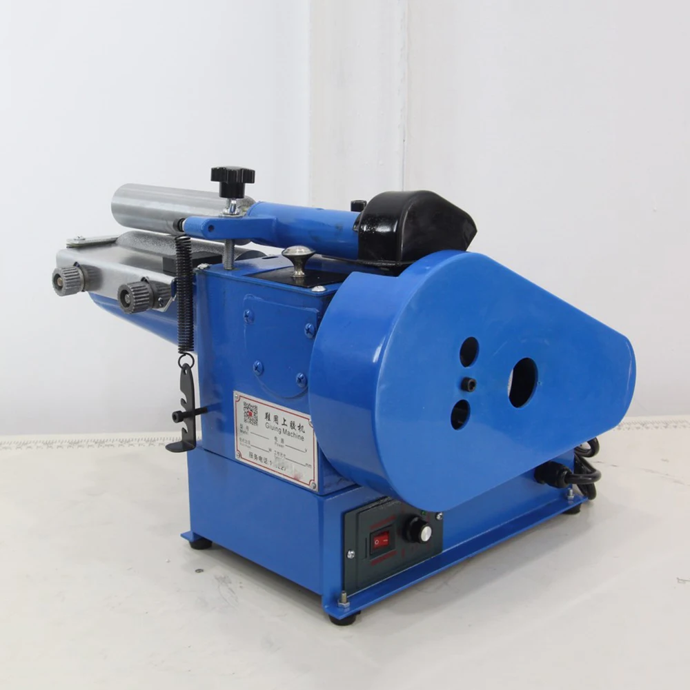Strong gluing machine 160mm yellow rubber petrol rubber roller on plastic machin