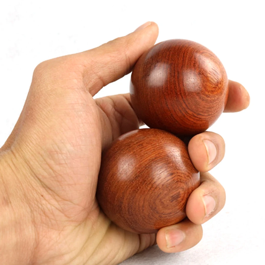 1 пара 5-6 см деревянный фитнес-мяч массажный ручной шар медитация для здоровья упражнения снятия стресса шарики baoding Расслабление рук