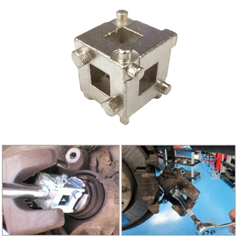 Universal Car Rear Disc Brake Piston Retractor Tool Wind Back Cube Calliper Car & Truck Parts