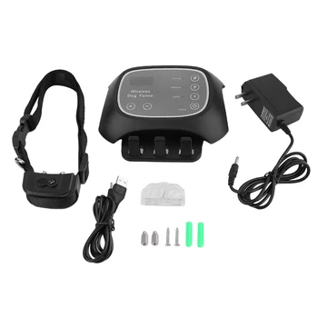 

Waterproof Wireless Pet Fence Containment 1 /2 /3 Dog Systems Long Remote Control Distance US Plug Dog Safe Training Hot New