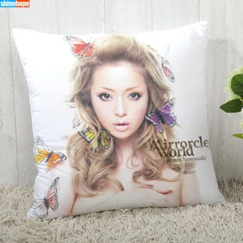 

Pillow Cover Customize Ayumi Hamasaki Pillowcase Modern Home Decorative Pillow Case For Living Room 45X45cm,40X40cm A2020.9.5