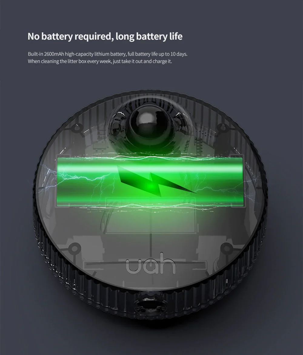 Intelligent Smell Purifier Cat Litter Box Deodorant Partner Pet Deodorizer No battery required, long battery life