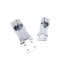 Loquet de sécurité autobloquant en acier inoxydable, 2 clés, verrouillage de porte/hangar/porte/Van/tiroir