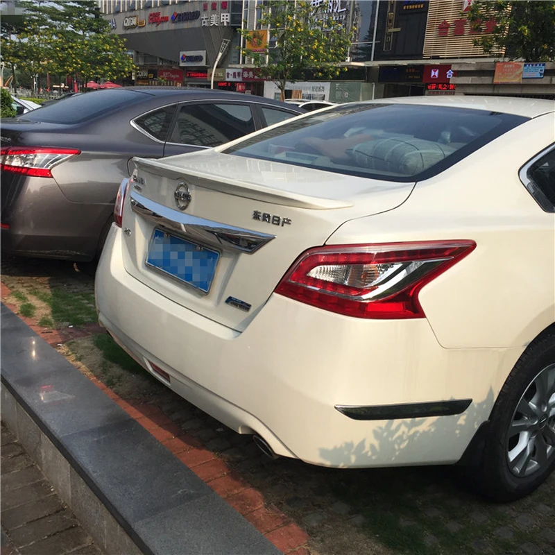 Для nissan teana/altima 2013 2014 2015 украшение автомобиля Неокрашенный задний спойлер высокое