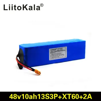 

LiitoKala 48V 10ah 13s3p High Power 18650 Battery Electric Vehicle Electric Motorcycle DIY Battery BMS Protection XT60 Plug