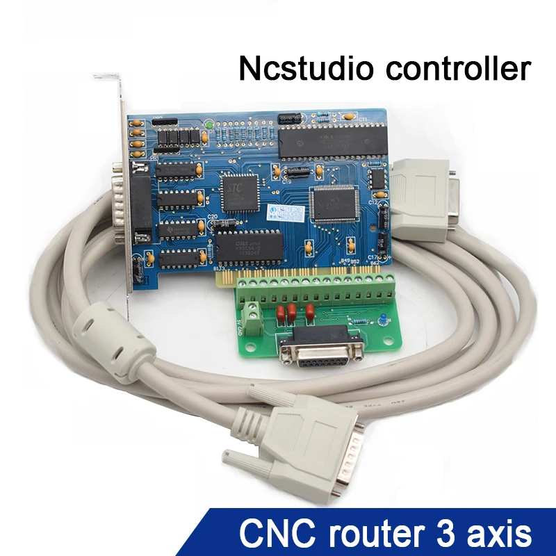 3 оси NC Studio PCI Motion Ncstudio плата управления интерфейсная Адаптерная для фрезерного