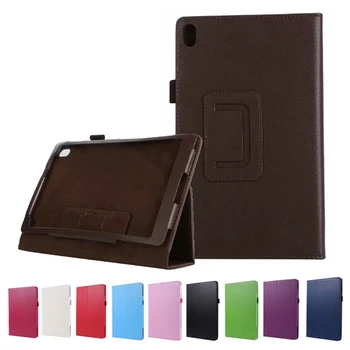 

For Lenovo Tab 4 8 Plus TB-8704F/X Tablet PU leather Case Fold Folio Stand Cover