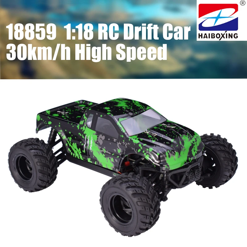 

HBX 18859 4WD 2.4G 1:18 Scale RC Car 30km/h High Speed RC Drift Remote Control Car Electric Powered Off-road Truck Model