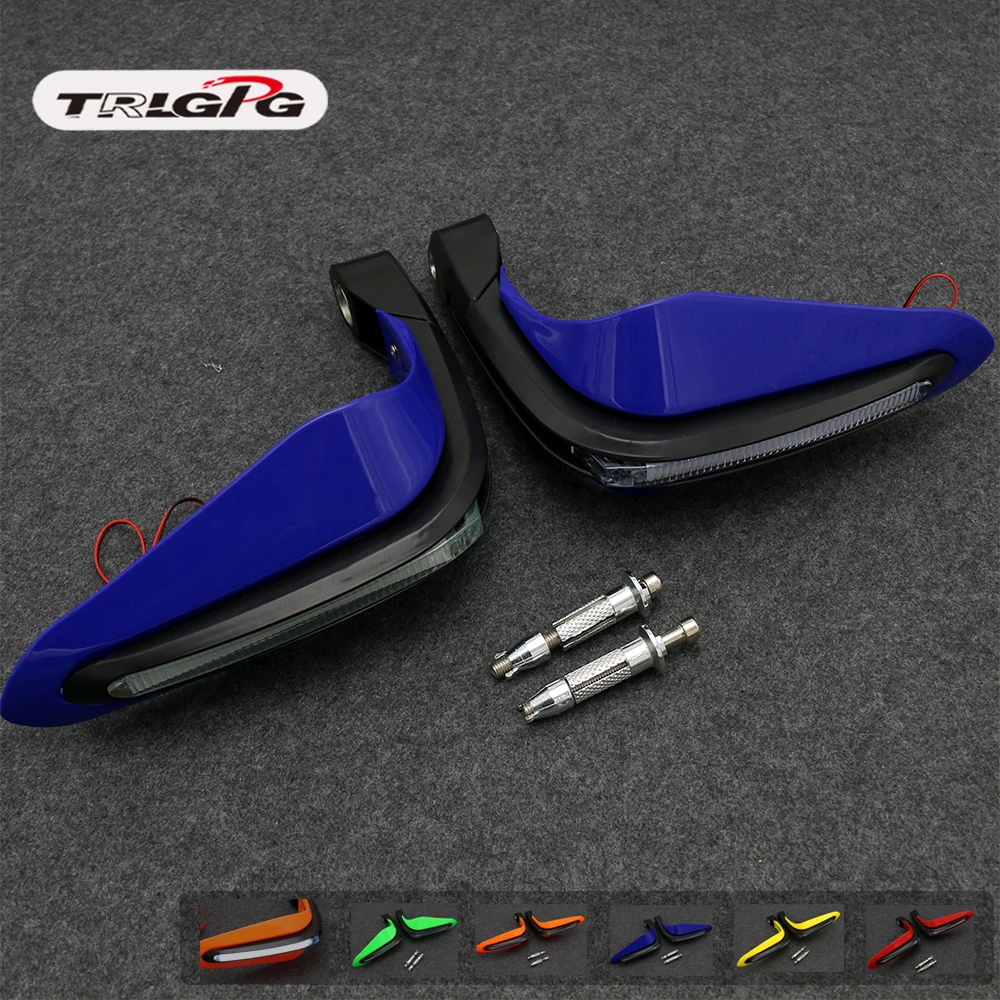 

Motorcycle Handguards Protector Handguard With LED Flashing Traffic Lights For MT07 MT09 MT-07 MT-09 2013 2014 2015 2016 2017 18