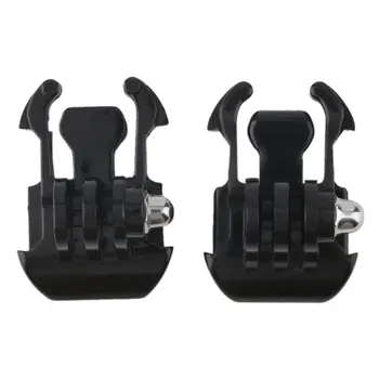 

Newest 2 Pcs Camera Mount Base Adapter Buckle Helmet Sets For Gopro Hero 4/3+/3/2/1 Wholesale