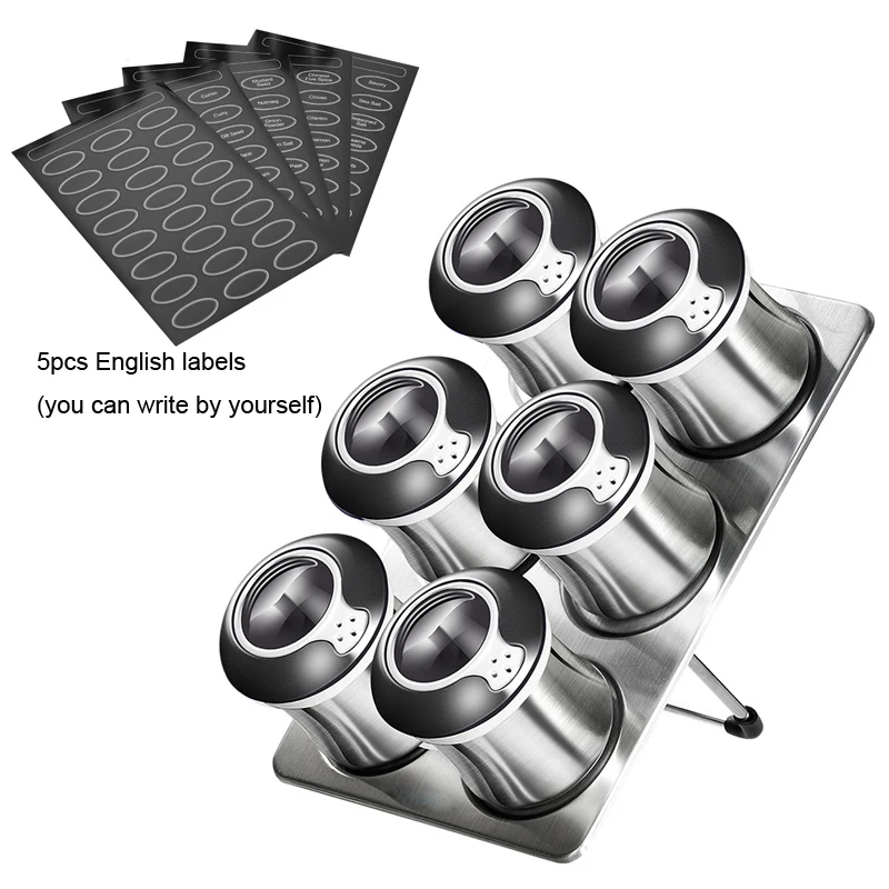 6pcs English label
