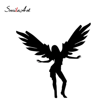 

Cartoon Angel Stickers Voiture Motorcycle Decorative Stickers Car Window Rearview Mirror Decals