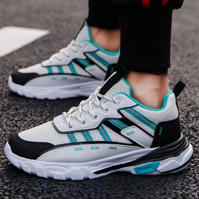 

2019 Autumn New Style MEN'S SHOES Casual Shoe Men Korean-style Trendy Shoes Mesh Trendy Shoes Athletic Shoes Is Dad Shoes Men's