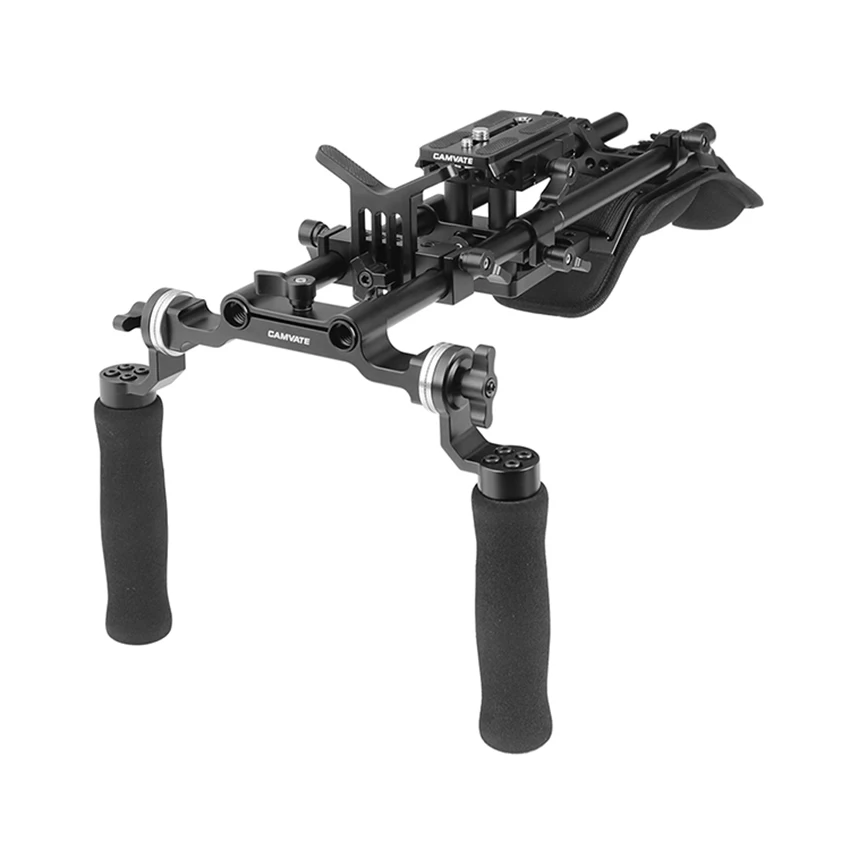 Плечевая Опора CAMVATE с основой Manfrotto и рукояткой двойной розеткой (с поролоновым