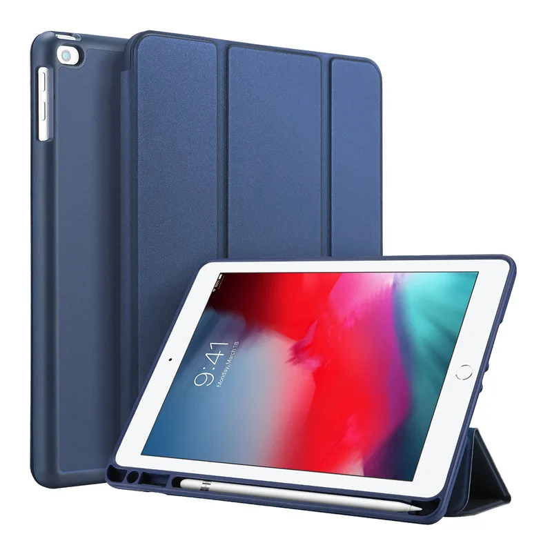 Чехол для iPad 2019 10 2 дюймов кожаный держатель подставка сна смарт чехол ''задняя