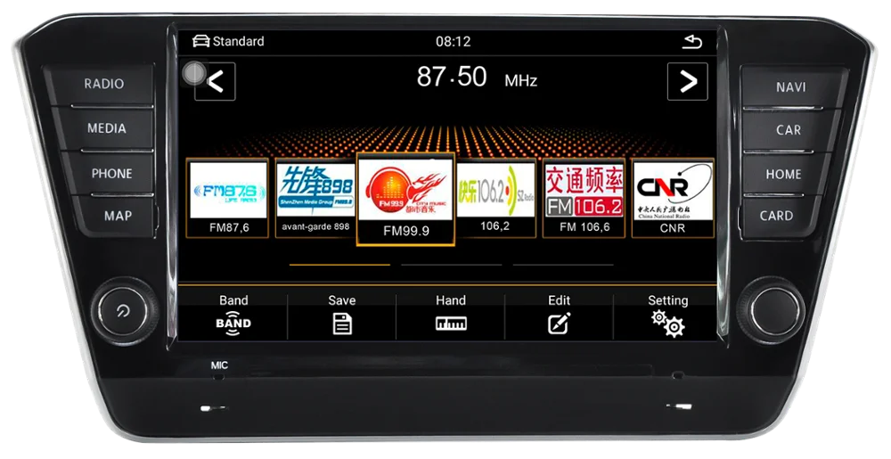 NaweiGe 9 дюймов MIB-IV Android Восьмиядерный 8,1 2+ 32 ГБ Автомобильный dvd для Skoda Superb- Авторадио автомобильный мультимедийный плеер gps стерео